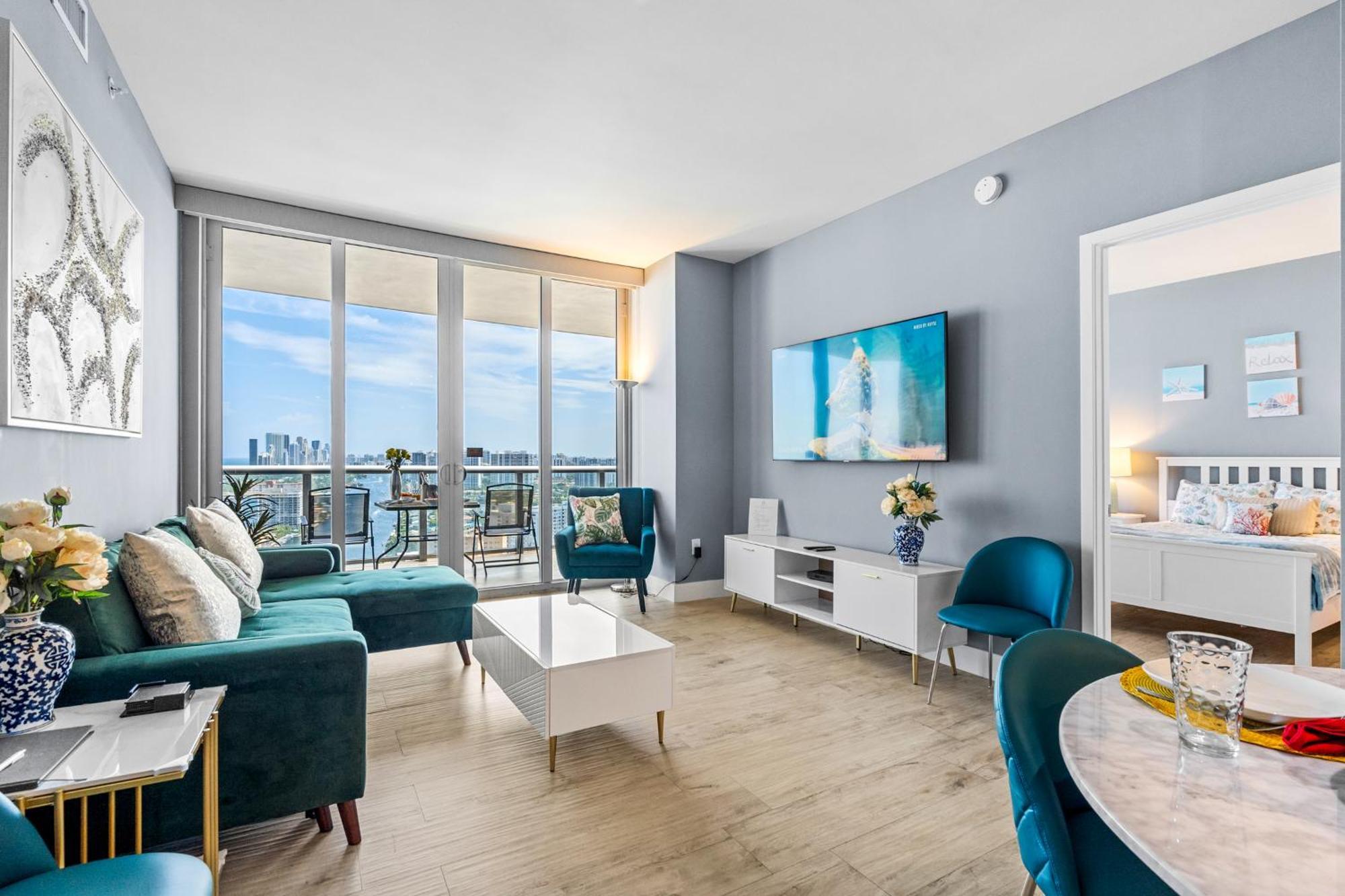 Ocean Views - Pool & Gym - Pet Friendly - Close To Beach Hallandale Beach Dış mekan fotoğraf